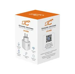 Gniazdo sieciowe z uziemieniem zdalnie sterowane gniazdko WiFi Smart Home LTC