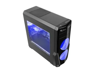 OBUDOWA GENESIS TITAN 800 BLUE MIDI TOWER Z OKNEM, USB 3.0, BEZ PSU