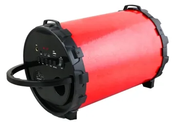 Głośnik bluetooth SoundTUBE 220 FM USB AUX microSD - czerwony