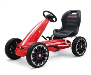 Gokart na pedały Milly Mally Abarth czerwony