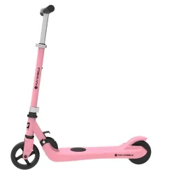 Hulajnoga elektryczna dla dzieci FUN WHEELS 100W 50kg - różowa