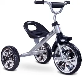 Rowerek trójkołowy dziecięcy Caretero Toyz York z pedałami - szary