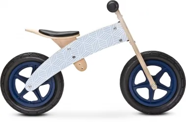 Rowerek biegowy drewniany Caretero Toyz Woody koła 12&quot; - niebieski