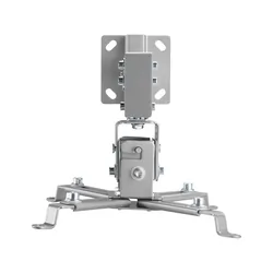 Uchwyt ścienny sufitowy do projektora multimedialnego Cabletech do 20kg - srebrny