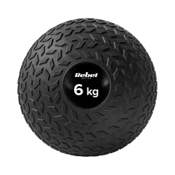 Mała piłka lekarska do ćwiczeń rehabilitacyjna Slam Ball 23cm 6kg REBEL ACTIVE