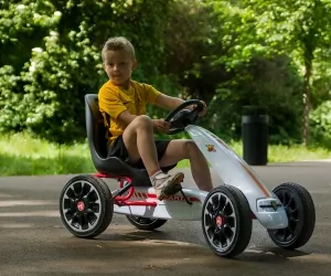 Gokart na pedały Milly Mally Abarth czarny