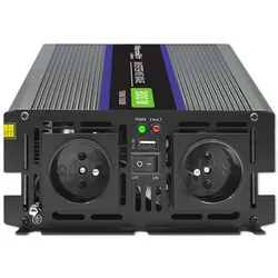 Przetwornica napięcia Qoltec Monolith 3000 MS Wave 12V/230V 1500W/3000W USB