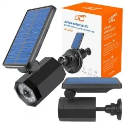 Lampa solarna LED LTC 10W atrapa kamery z czujnikiem ruchu i zmierzchu
