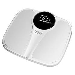 Elektroniczna waga łazienkowa Adler AD 8172 do 180 kg - biała