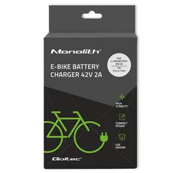 Ładowarka do baterii roweru elektrycznego Qoltec 36V/42V 2A 84W 5.5*2.1