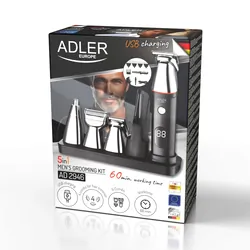 Trymer 5w1 Adler AD 2946 strzyżarka golarka i trymer