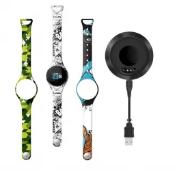 Zegarek Smartwatch Bluetooth Motus Color 3 kolorowe paski
