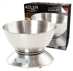 Elektroniczna waga kuchenna z misą Adler AD 3134 do 5kg