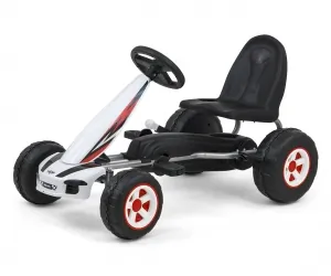 Gokart na pedały Milly Mally Viper biały