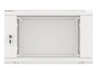 Szafa instalacyjna RACK V2 wisząca 19&#039;&#039; 6U 600x600 drzwi szklane Lanberg  - szara