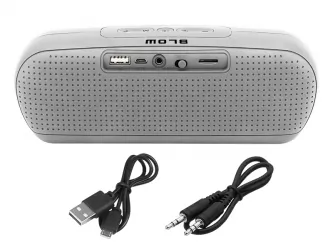 Przenośny głośnik Bluetooth BLOW BT440 szary 2x5W  FM USB AUX microSD