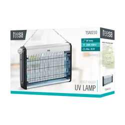 Lampa owadobójcza UV 2x10W TEESA rażąca na muchy ćmy komary
