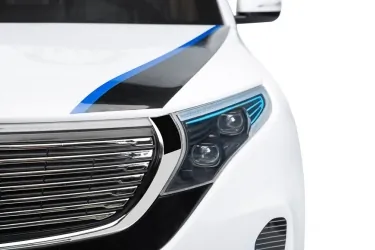 Samochód auto na akumulator Caretero Toyz Mercedes-Benz EQC 400 POLICJA akumulatorowiec + pilot - biały