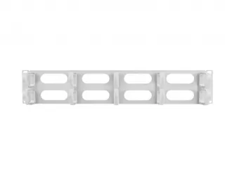 Organizer kabli LANBERG do szafy RACK 19" 2U z 10 uchwytami typ B szary