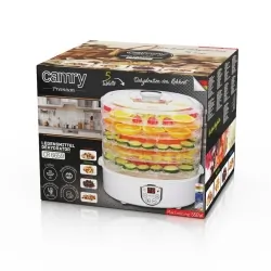 Suszarka do grzybów owoców warzyw dehydrator Camry CR 6659 550W timer 5 sit