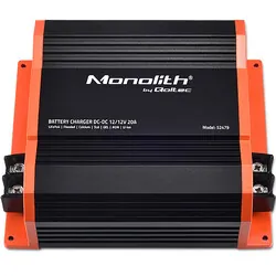 Ładowarka do akumulatorów LiFePO4 AGM Qoltec Monolith DC-DC 12V - 12V 20A 250W