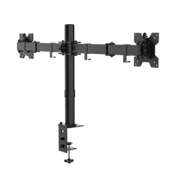 Uchwyt biurkowy do 2 monitorów TV 13"-27" Cabletech