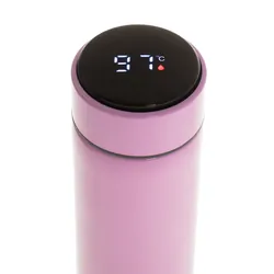 Termos z wyświetlaczem temperatury LED 473ml Adler AD 4506p różowy