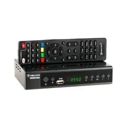 Tuner cyfrowy Cabletech DVB-T2/C HEVC H.265 + programowalny pilot