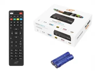 Tuner cyfrowy LTC DVB-T2 HEVC H.265 z programowalnym pilotem