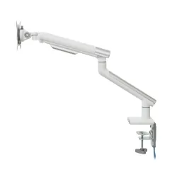 Uchwyt biurkowy gazowy do 1 monitora LED/LCD 17-32 cala + 1xUSB - ART L-19GD biały