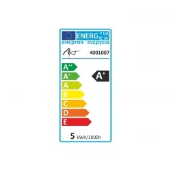 Zestaw 6x  żarówek  LED E14 5W bańka kulka A45, AC230V,WW