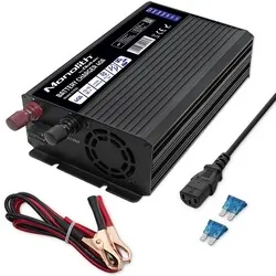 Inteligentna ładowarka do akumulatorów LiFePO4 AGM GEL SLA Qoltec Monolith 40A 12V
