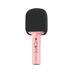 Mikrofon z głośnikiem Bluetooth Maxlife MXBM-600 - różowy