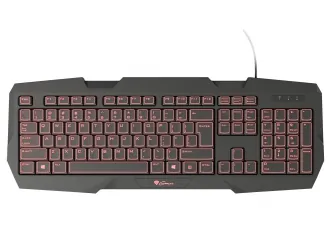 Klawiatura Genesis RX22 podświetlana klawiatura + mysz + podświetlana mata gamingowa + słuchawki