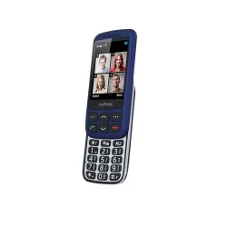 Telefon komórkowy telefon dla seniora myPhone Halo S+ niebieski czarny SOS aparat