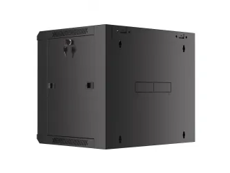 Szafa instalacyjna RACK wisząca 19'' 9U 570x450 drzwi szklane Lanberg  - czarna