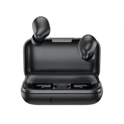 Bezprzewodowe słuchawki bluetooth TWS Haylou T15 powerbank 2200 mAh czarne