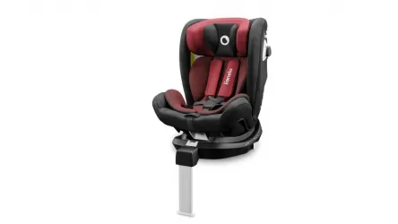 Fotelik samochodowy przód tył LIONELO BRAAM 0-36 KG ISOFIX + noga - kolor bordowy