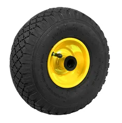 Koło 26cm do taczki wózka 260x85 3.00/4 żółte