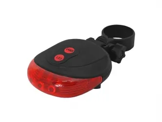 Lampka rowerowa LTC LED tylna z laserem