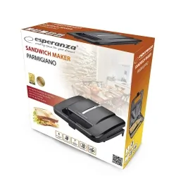 Opiekacz do kanapek toster sandwich Esperanza PARMIGIANO 1000W nieprzywierający