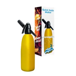 Saturator syfon do wody QUICK SODA SA-01 złoty 1L - summer edition