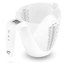 Elektroniczna waga kuchenna dzbanek LTC do 5kg 1,5l biała