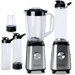 Blender kielichowy Zeegma Vitamine + 2 bidony + młynek do kawy