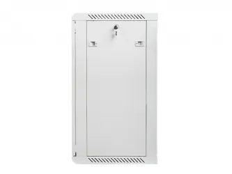 Szafa instalacyjna RACK wisząca 19'' 18U 600x450 drzwi szklane Lanberg - szara
