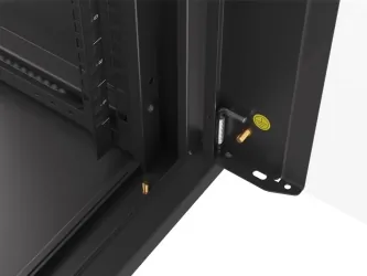 Szafa instalacyjna RACK wisząca 19'' 12U 570x600 drzwi szklane Lanberg  - czarna