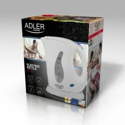 Mały elektryczny czajnik plastikowy Adler AD 02 0,6 L