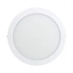 Panel LED okrągły 205x30mm 18W natynkowy sufitowy 4000K-W - biały