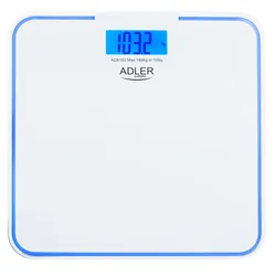 Waga łazienkowa z podświetleniem krawędzi Adler AD 8183 udźwig do 180 kg
