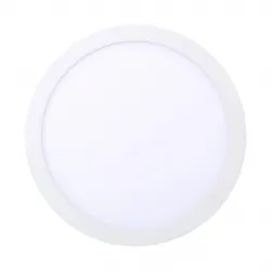 Panel LED okrągły 300mm 25W podtynkowy sufitowy 3000K-WW - biały